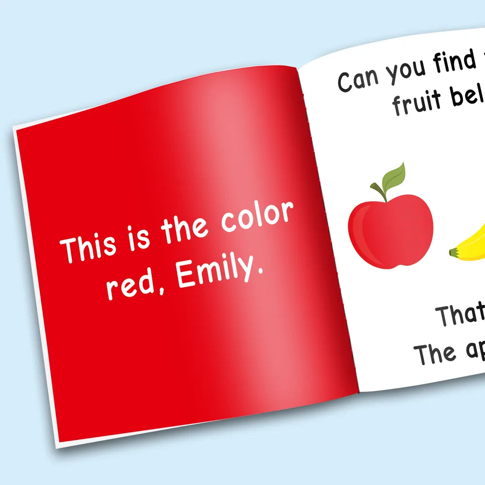 Learn Your Colors Personalized Children's Book – Dinkleboo US