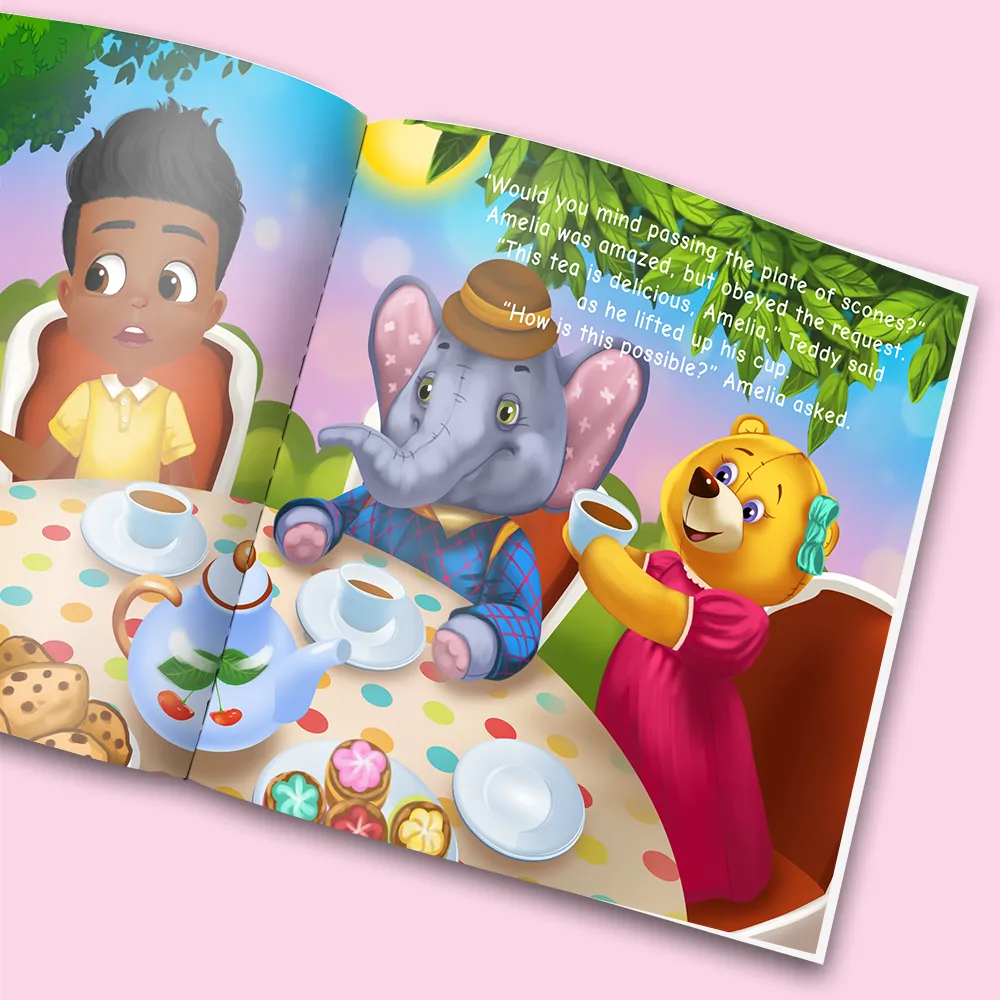 The Magic Tea Party Personalized Children's Book – Dinkleboo US