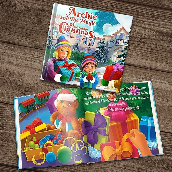 "The Magic of Christmas Volume 2" Personalized Story Book