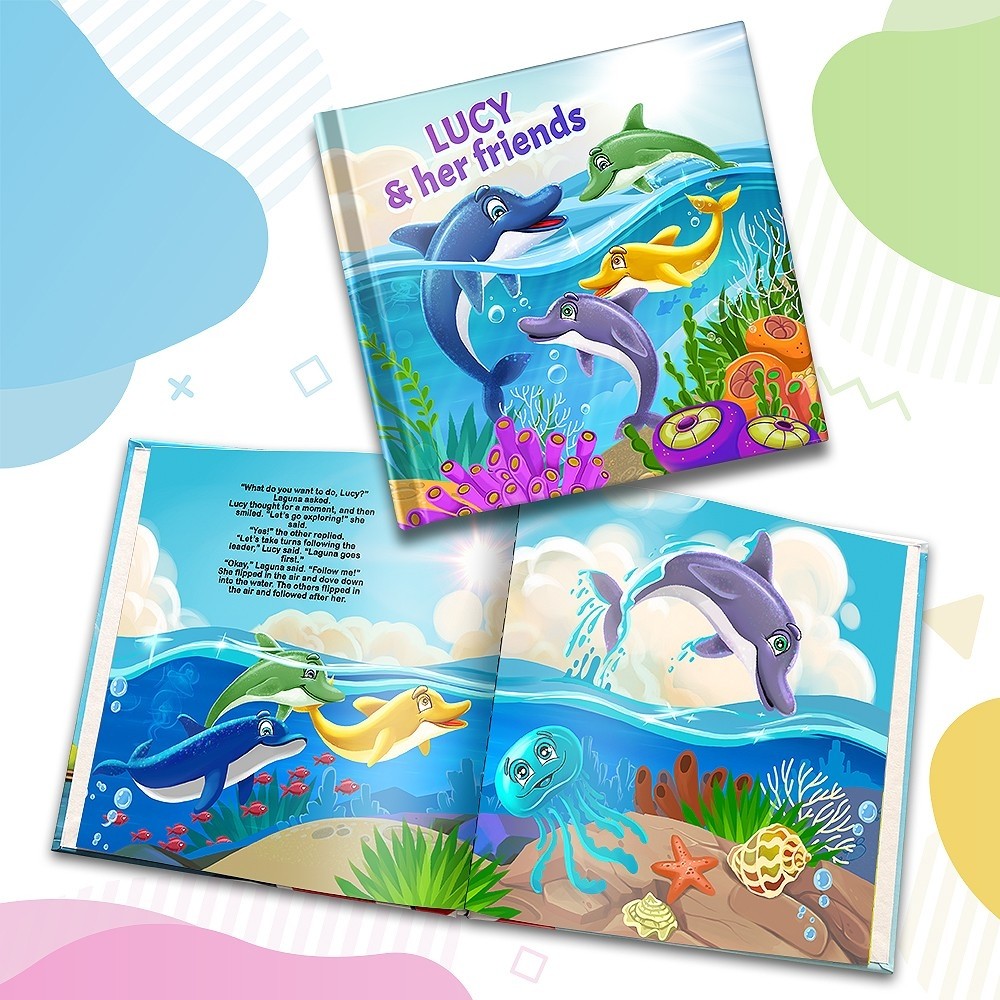 "Dolphin Friends" Personalized Story Book