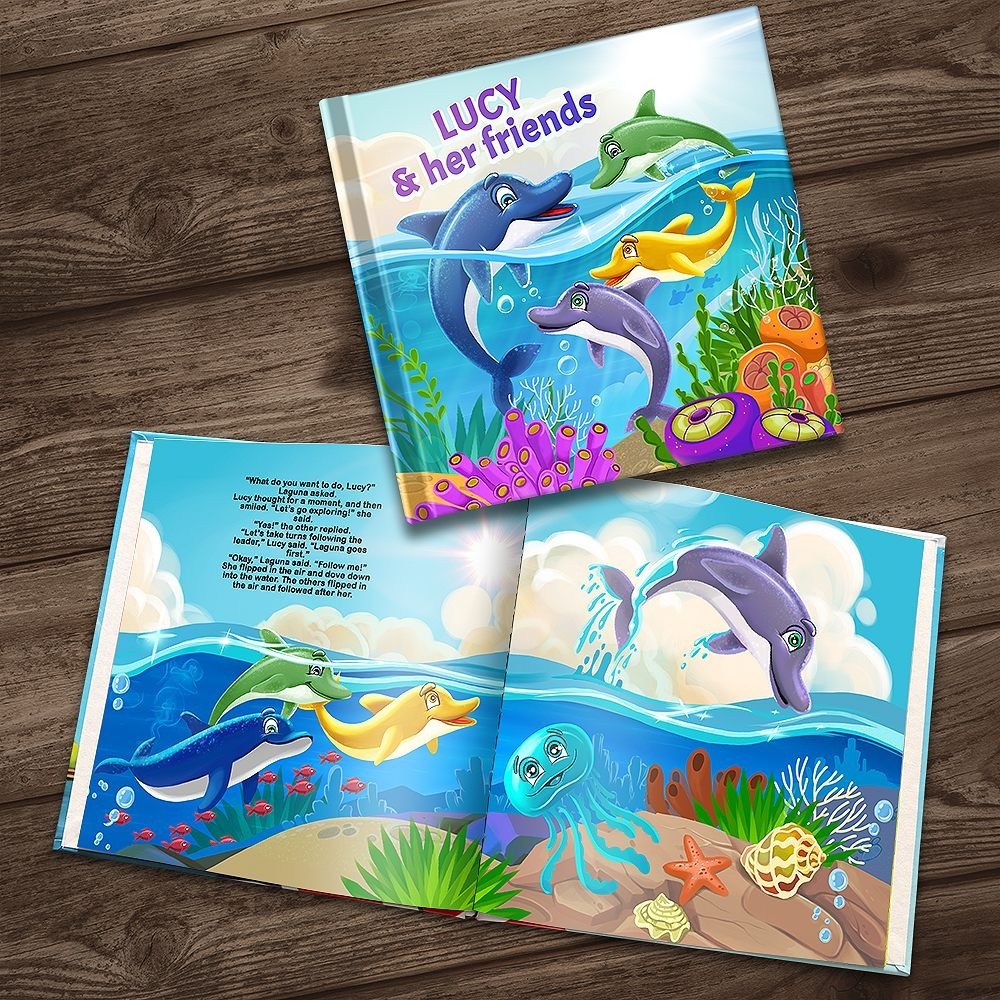 "Dolphin Friends" Personalized Story Book