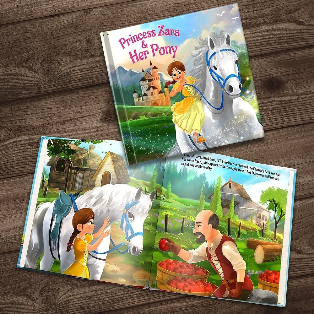 "The Princess and the Pony" Personalized Story Book