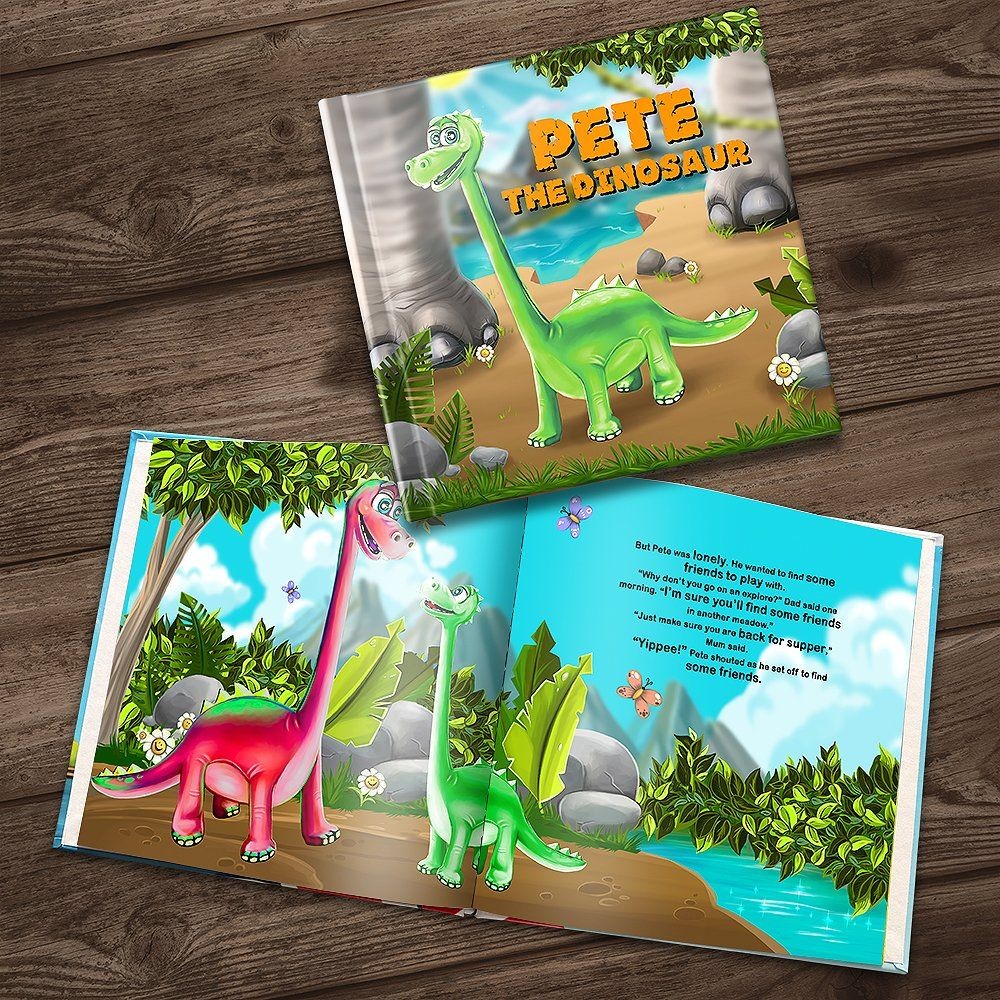 "The Dinosaur" Personalised Story Book