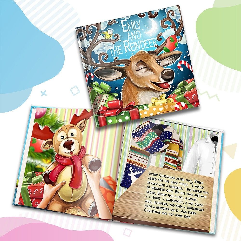 "Santa's Reindeer" Personalised Story Book