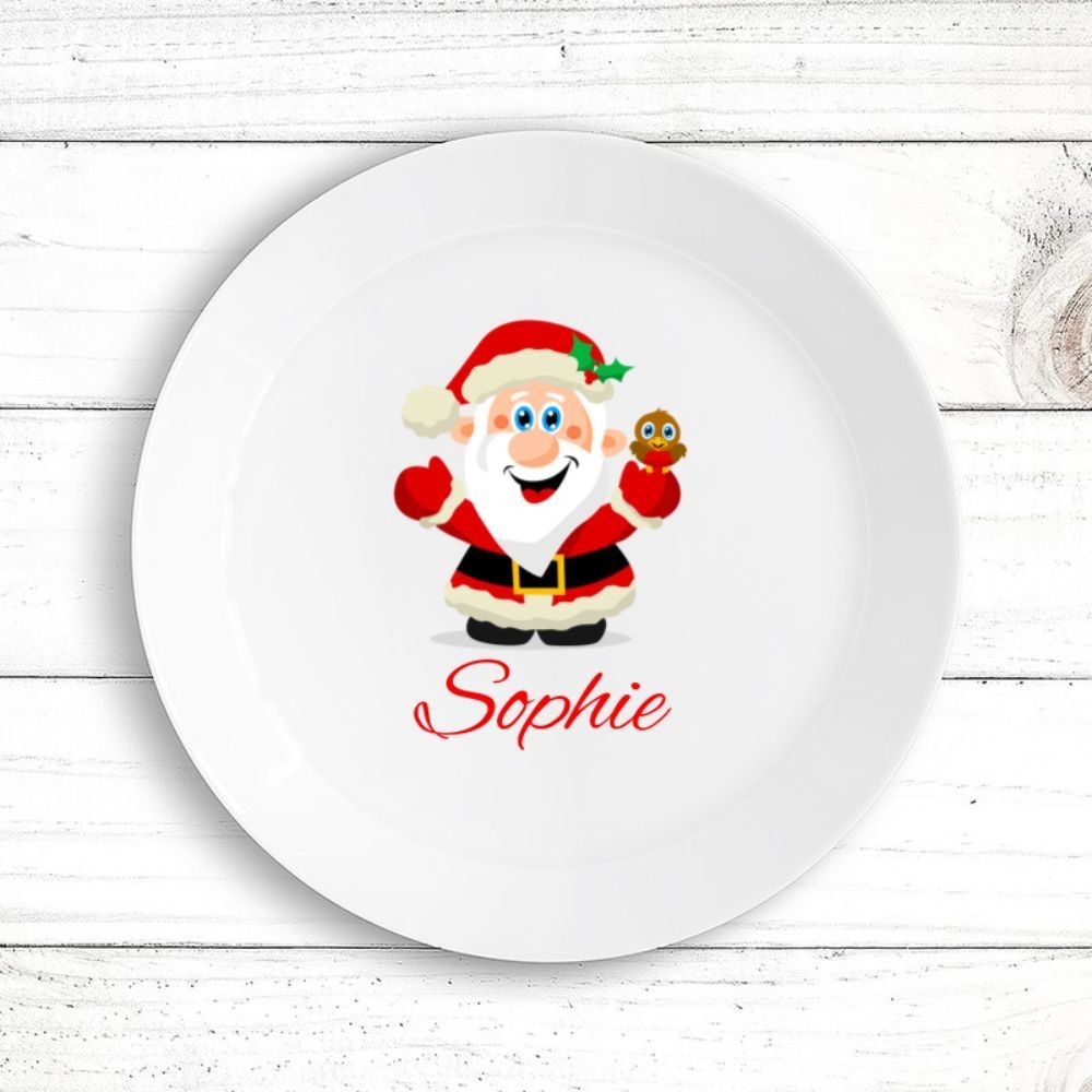 Jolly Santa Kids Plate