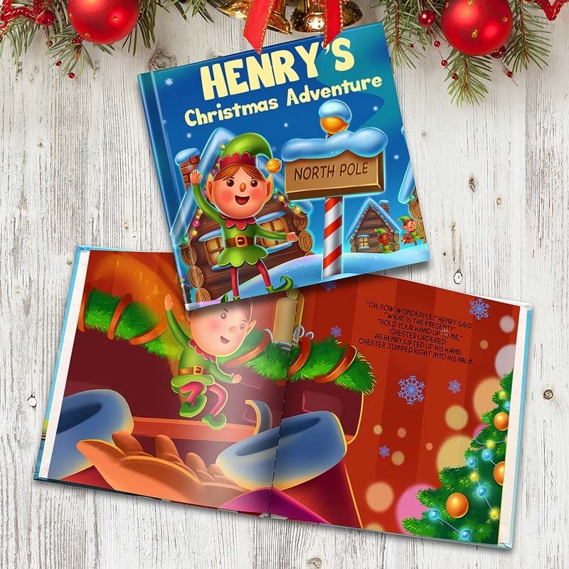 PERSONALISED CHILDRENS CHRISTMAS ADVENTURE STORY BOOKCHRISTMAS EVE GIFT IDEA 