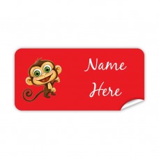 Monkey Rectangle Name Label