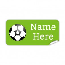 Soccer Rectangle Name Label