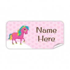 Pony Rectangle Name Label