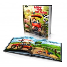 "Visits the Farm" Personalized Story Book