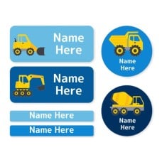 Little Digger Mixed Name Label Pack