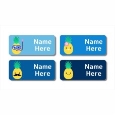 Pineapple Rectangle Name Label