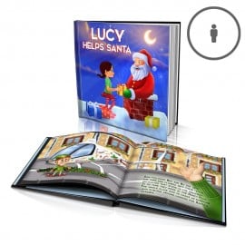 "Helping Santa" Personalized Story Book