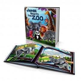"Visits the Zoo" Personalized Story Book