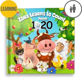 "Learns to Count" Personalized Story Book