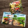 "Visits the Farm" Personalized Story Book - IT