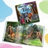 "Visits the Zoo" Personalized Story Book - IT