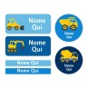 Little Digger Mixed Name Label Pack - IT