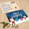 Frosty Santa Postcard