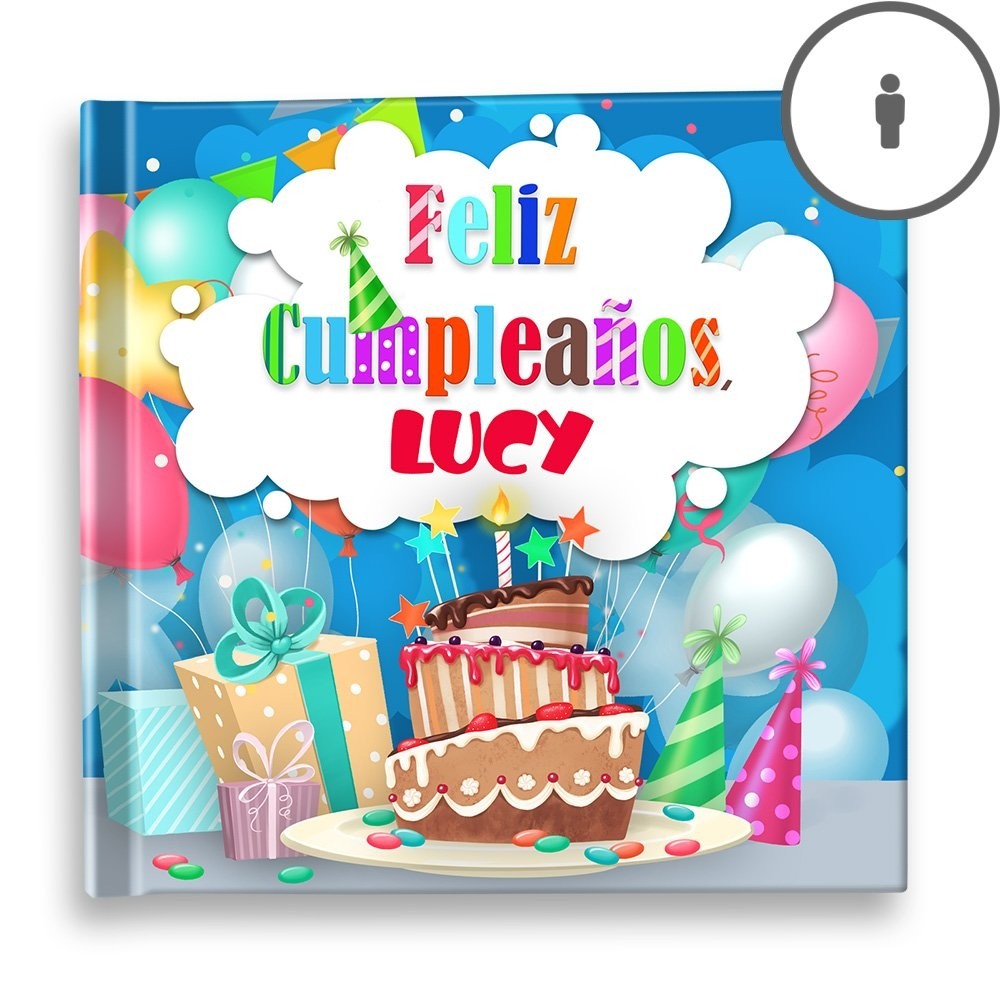 "Feliz cumpleaños" Libro de cuentos personalizado - MX|US-ES