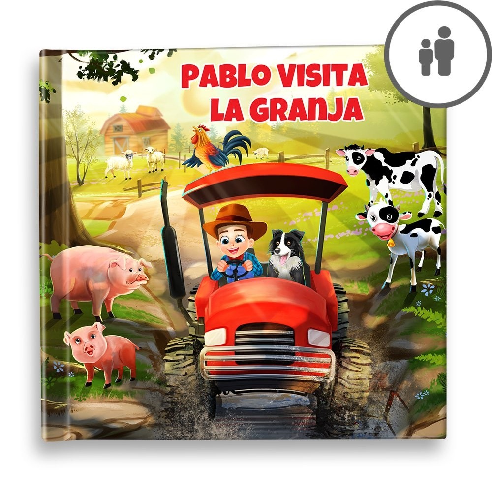 "Visita la granja" Libro de cuentos personalizado - MX|US-ES