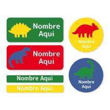 Paquete de etiquetas mixtas de dinosaurio - ES|MX|US-ES