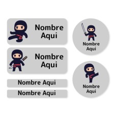 Paquete de etiquetas mixtas de Ninja - ES|MX|US-ES