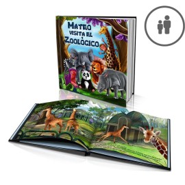 "Visita al Zoológico" Libro de cuentos personalizado