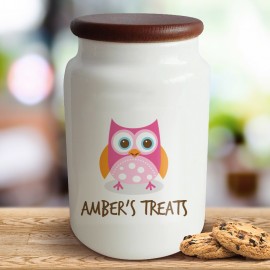 Owl Treats Cookie Jar