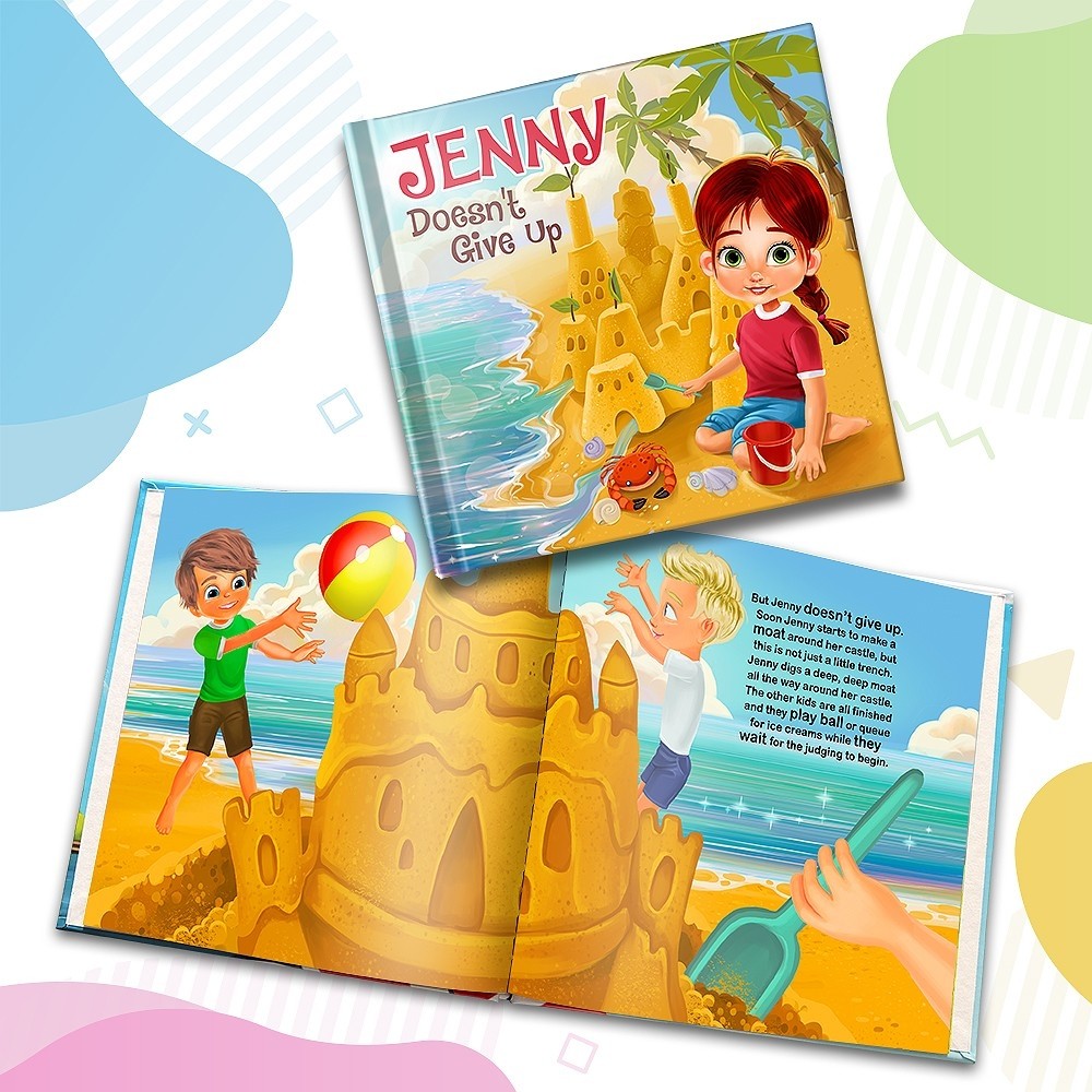 Personalized Story Book: "Doesn't Give Up"