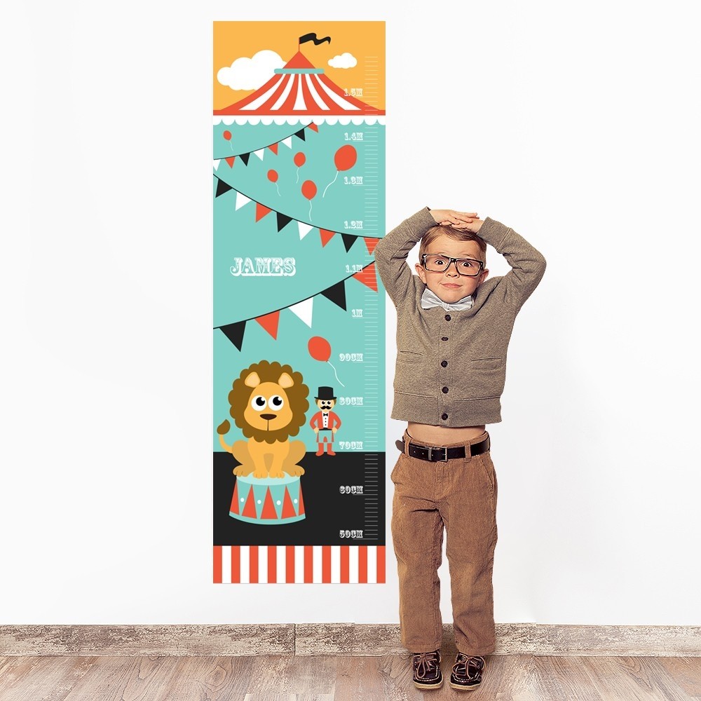 [API-Only] Circus Wall Decal Height Chart