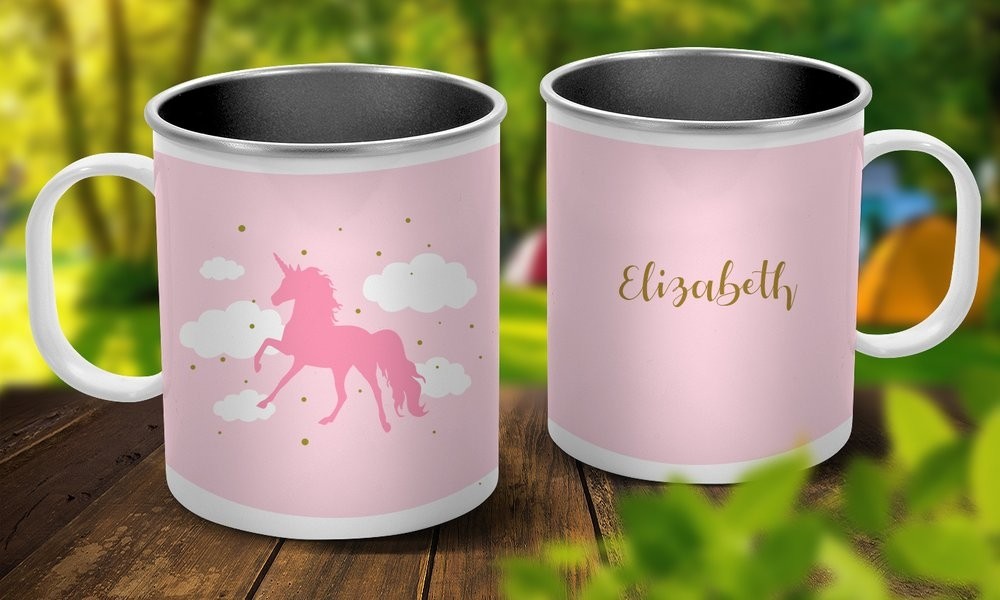 Pink Unicorn Outdoor Mug