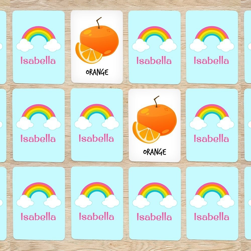Rainbow Memory Cards