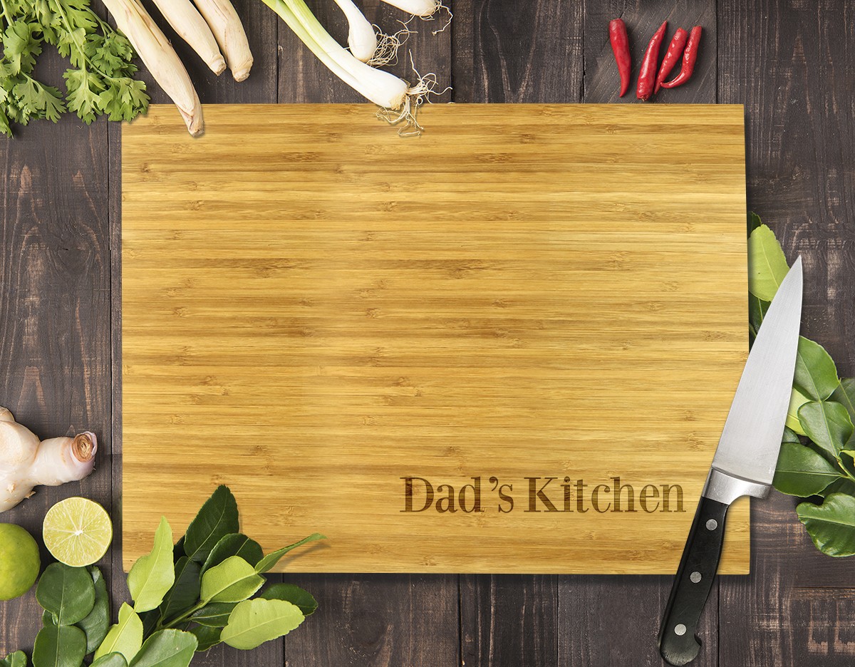 Simple Dad's Kitchen Bamboo Cutting Board