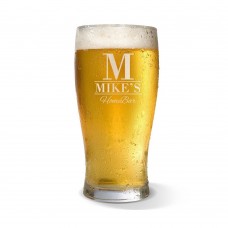 Home Bar Engraved Standard Beer Glass