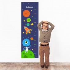 Space Wall Decal Height Chart