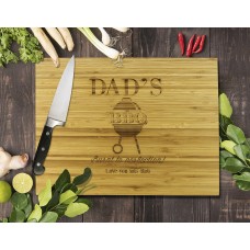 Dads BBQ Bamboo Cutting Board