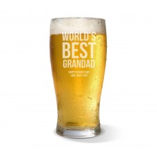 Best Grandad Engraved Standard Beer Glass