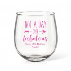Fabulous Stemless Wine Glass