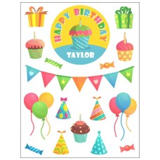 Pastel Birthday Sticker Pack