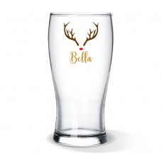 Reindeer Standard Beer Glass