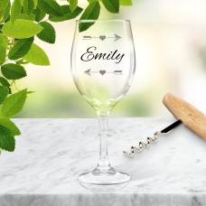 Arrows Wine Glass