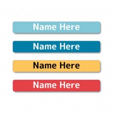 Bright Mini Name Labels