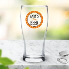 Circle Design Standard Beer Glass