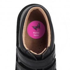 Butterfly Shoe Dot Label