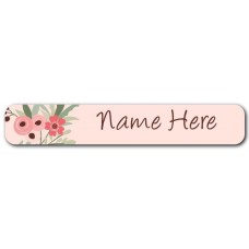 Flower Wreath Mini Name Label