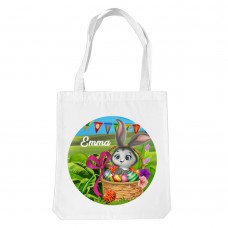 Easter Bunny White Tote Bag