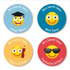 Emoji Teacher Stickers