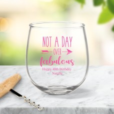 Fabulous Stemless Wine Glass