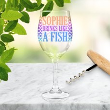 Fish Wine Glass